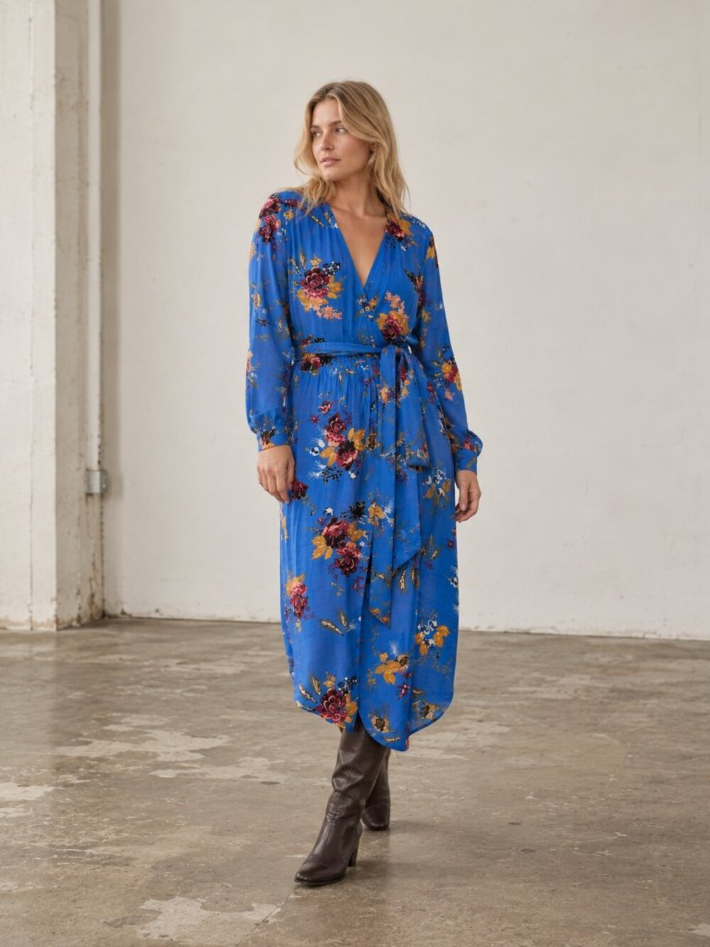 Gestuz Raida Floral Wrap Dress